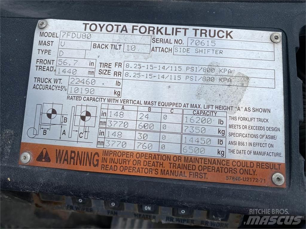 Toyota 7FDU80 Andere Gabelstapler