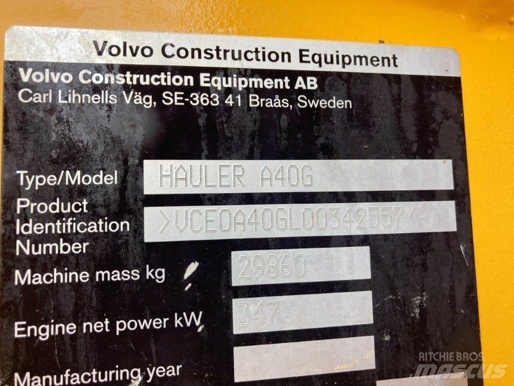 Volvo A40G Dumper - Knickgelenk