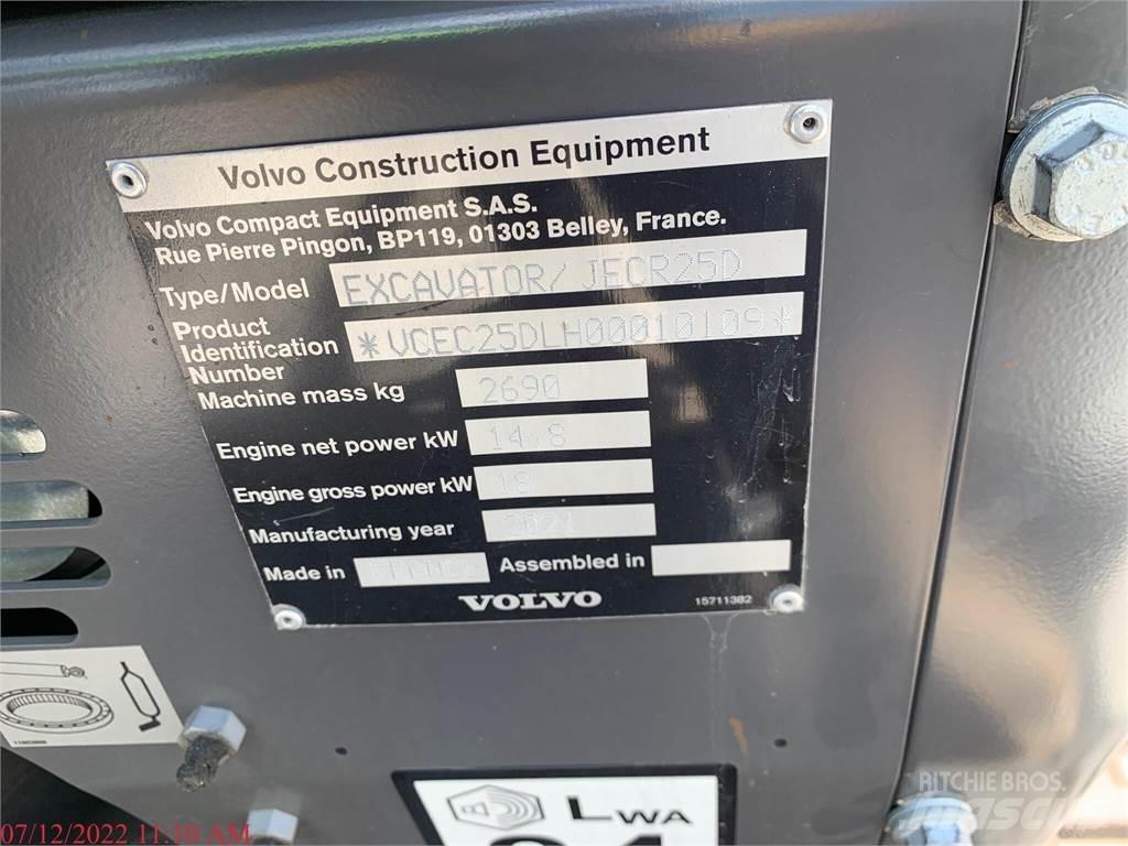 Volvo ECR25D Minibagger < 7t