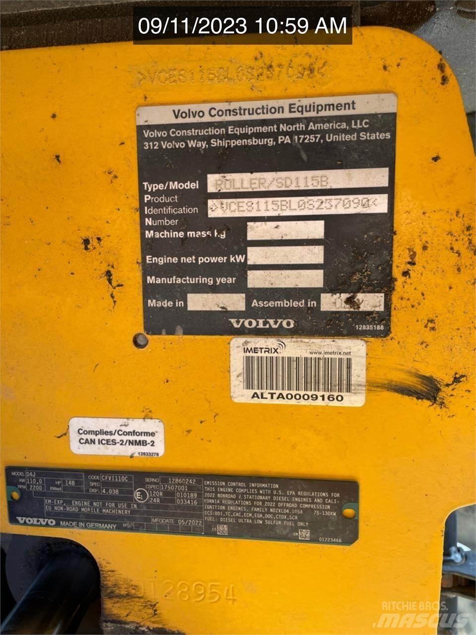 Volvo SD115B Tandemwalzen