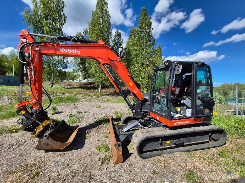 Kubota KX 080-4 Midibagger  7t - 12t