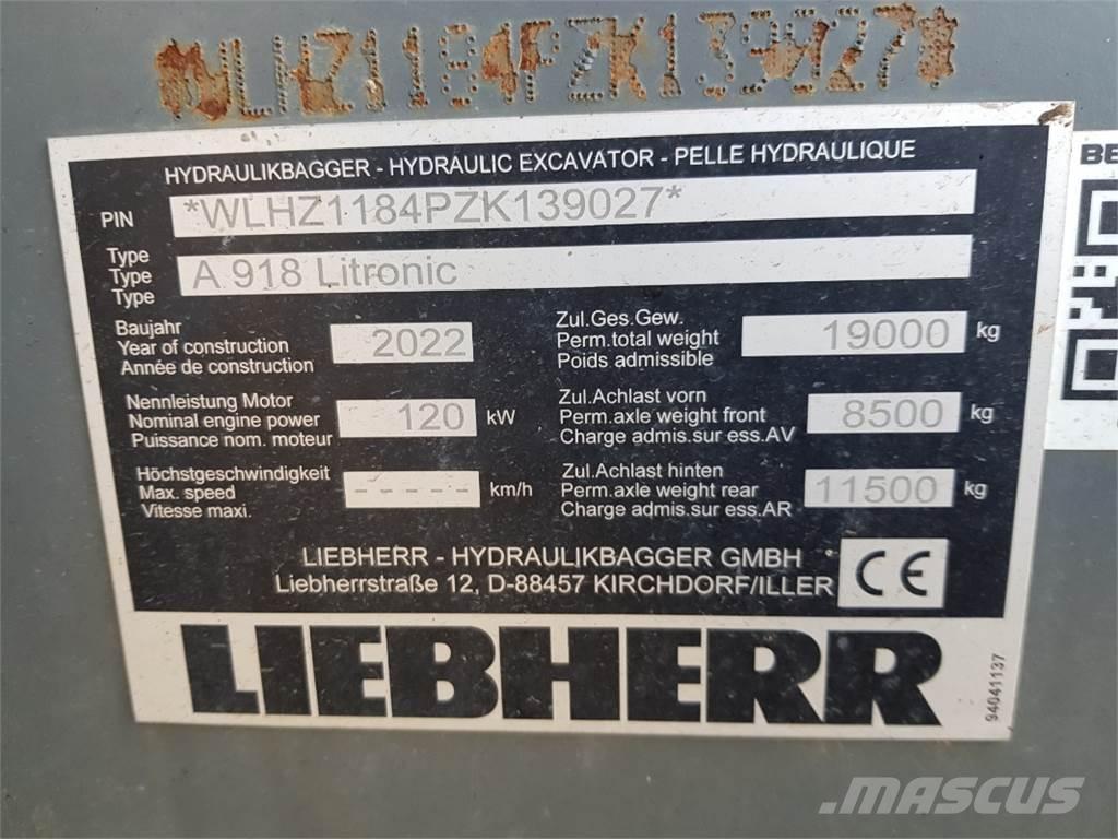 Liebherr A918 Mobilbagger
