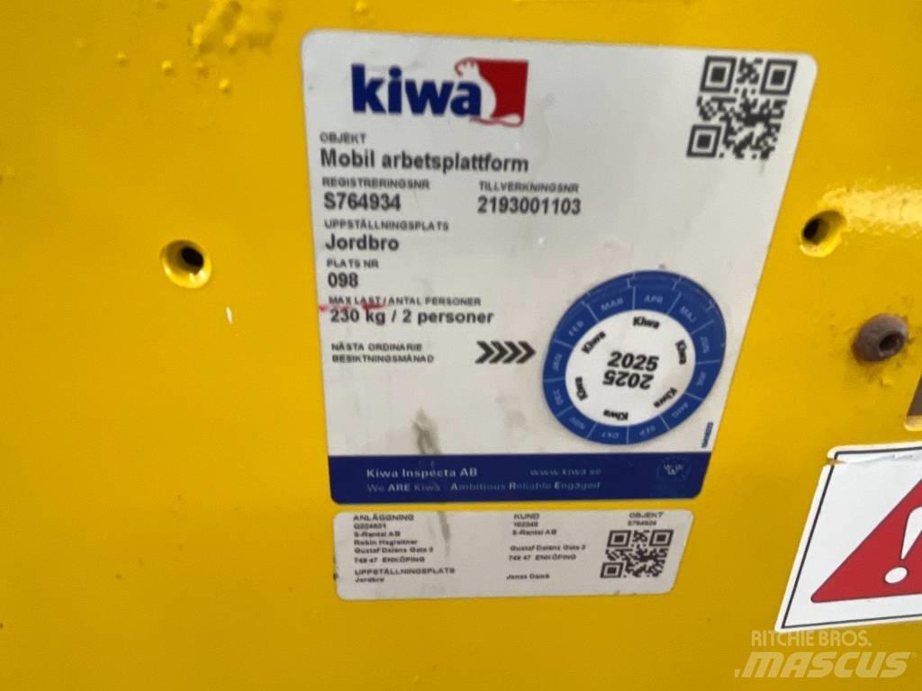 Saxlift GMG 930 ED, Scheren-Arbeitsbühnen