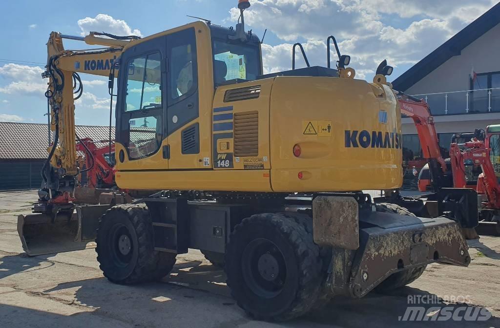 Komatsu PW148-10 Mobilbagger