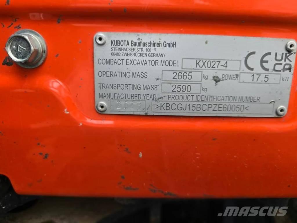 Kubota KX 027-4 Raupenbagger
