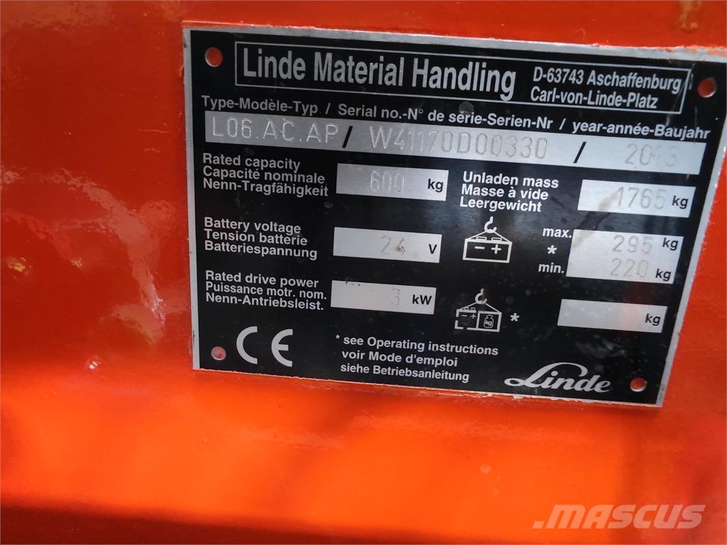 Linde L06 AC AP Selbstfahrstapler