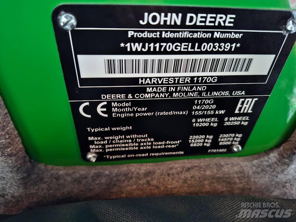 John Deere 1170G Harvester