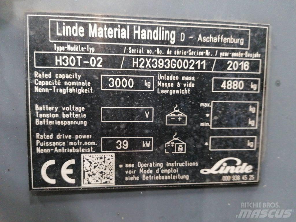 Linde H30T-02 Gasstapler