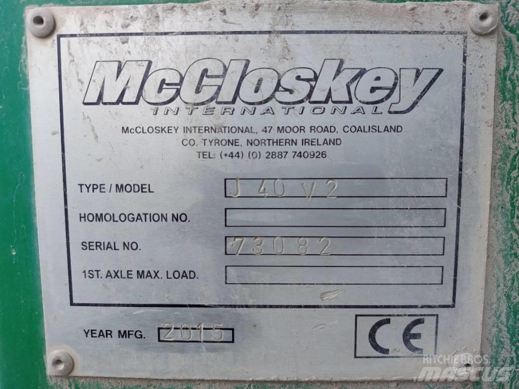 McCloskey J 40 V2 Pulverisierer