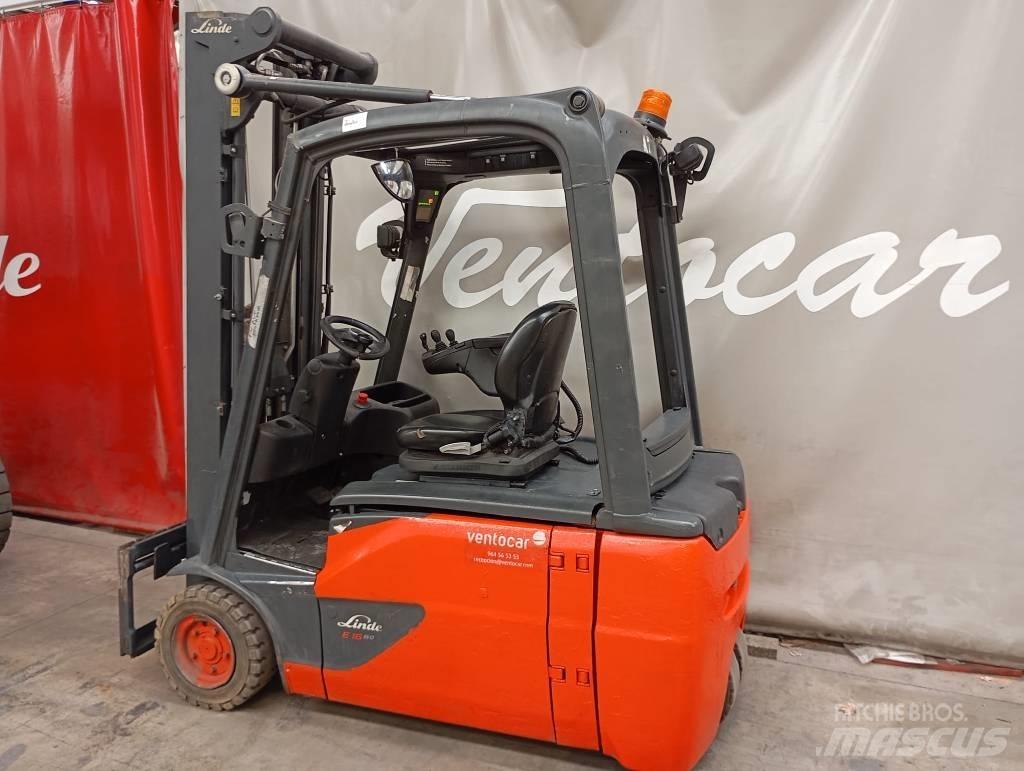 Linde E 16 Elektrostapler