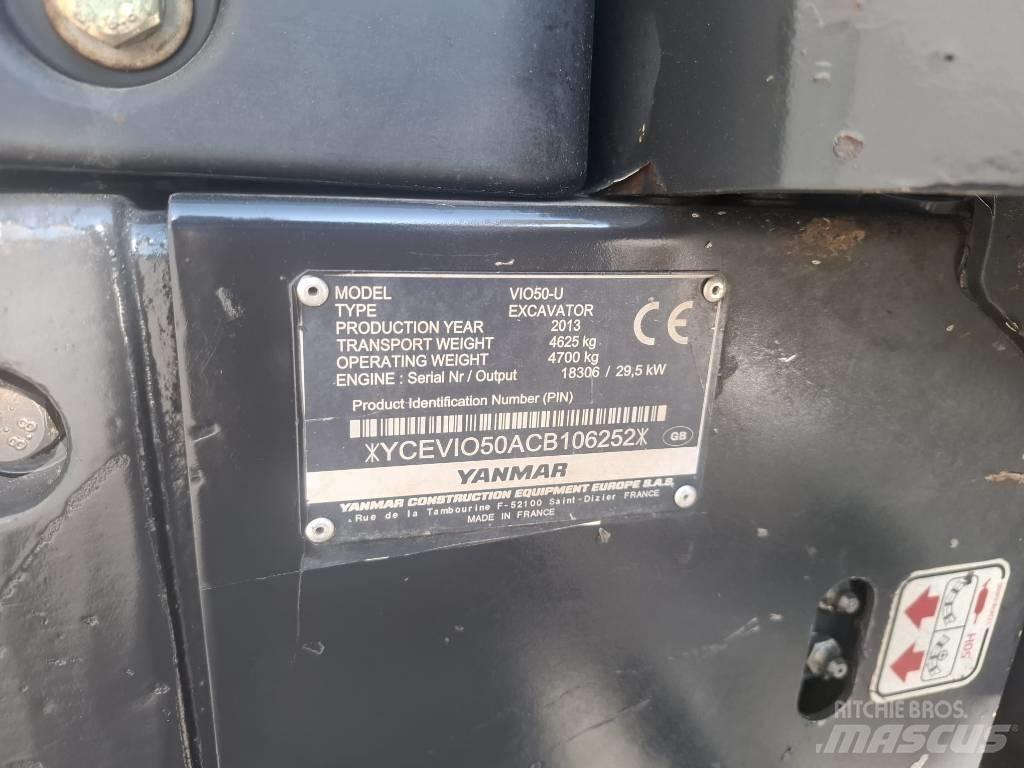 Yanmar Vio 50 U Minibagger < 7t