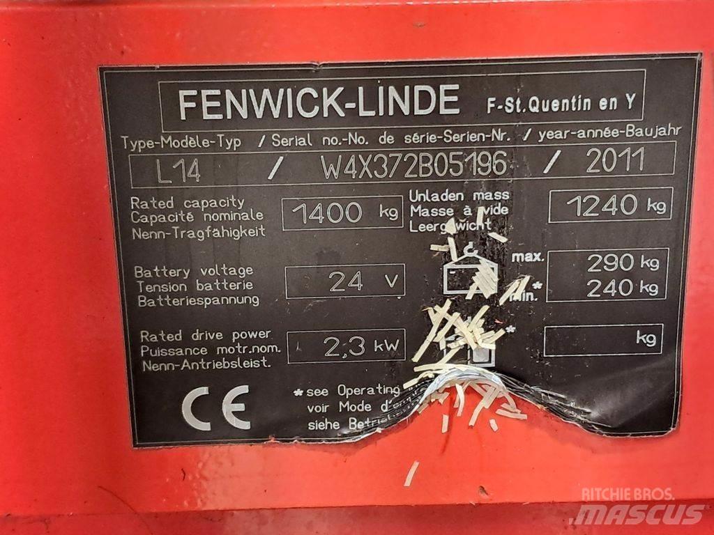 Linde L14 Deichselstapler