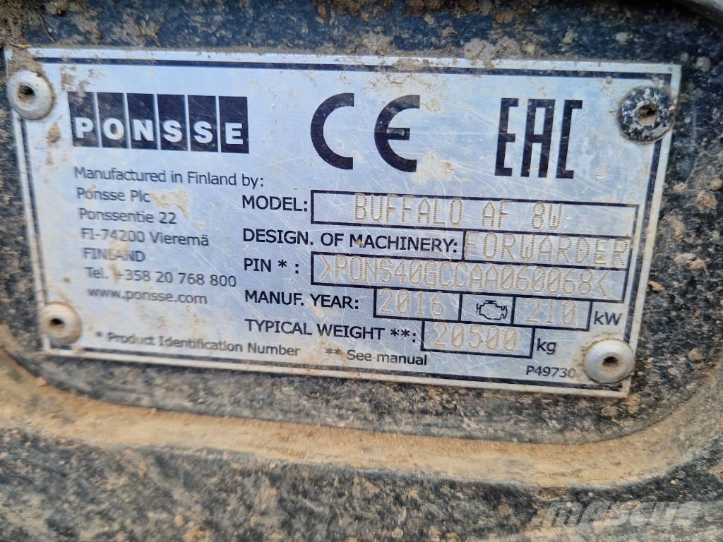Ponsse Baffalo AF Harvester