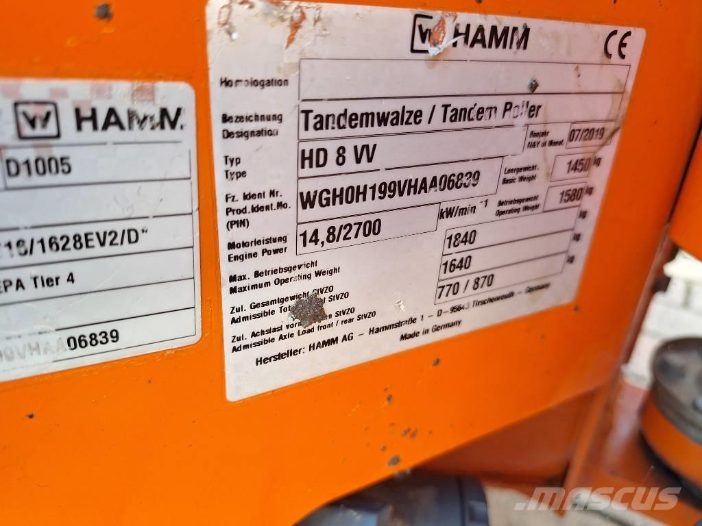 Hamm HD 8 VV Tandemwalzen