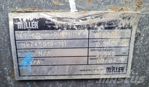  2' BUCKET, 60mm PINS Schaufeln