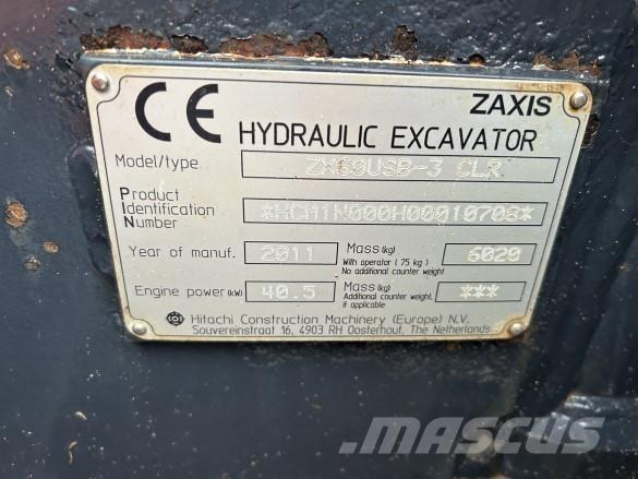 Hitachi ZX60USB-3 Sonstige Baumaschinen