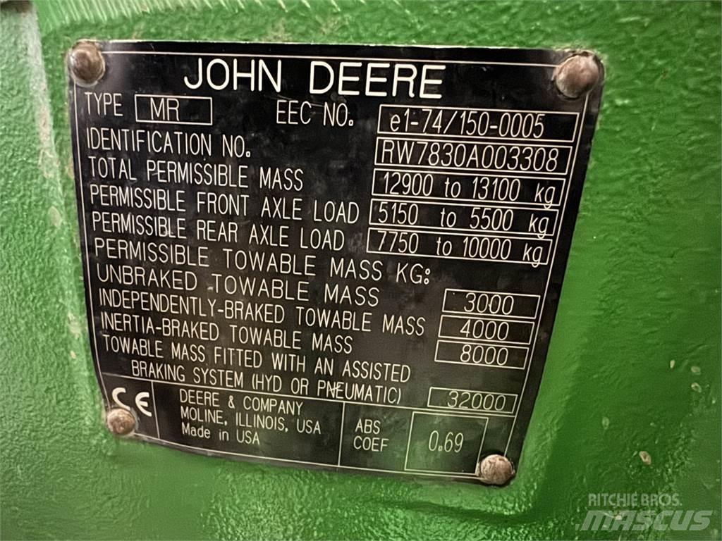 John Deere 7830 Traktoren