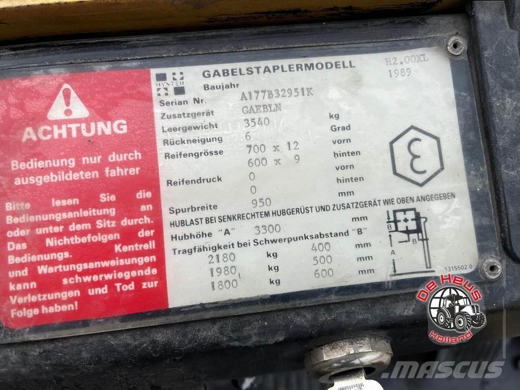 Hyster H2.00XL Andere Gabelstapler