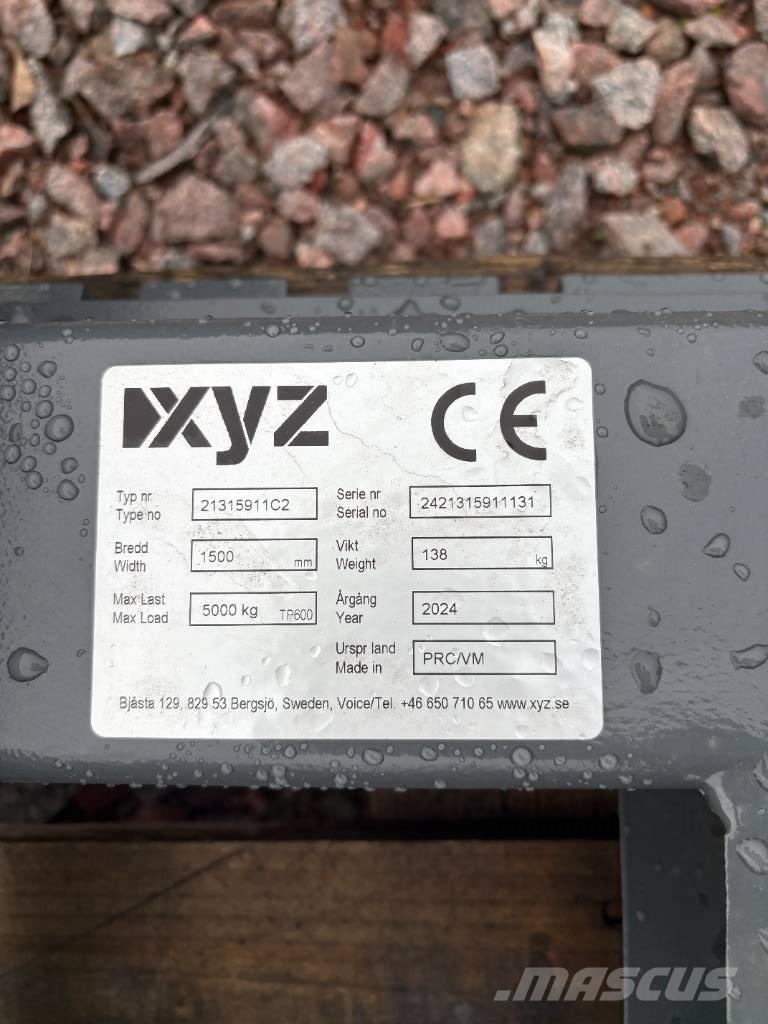 XYZ Gaffelställ BM Radlader