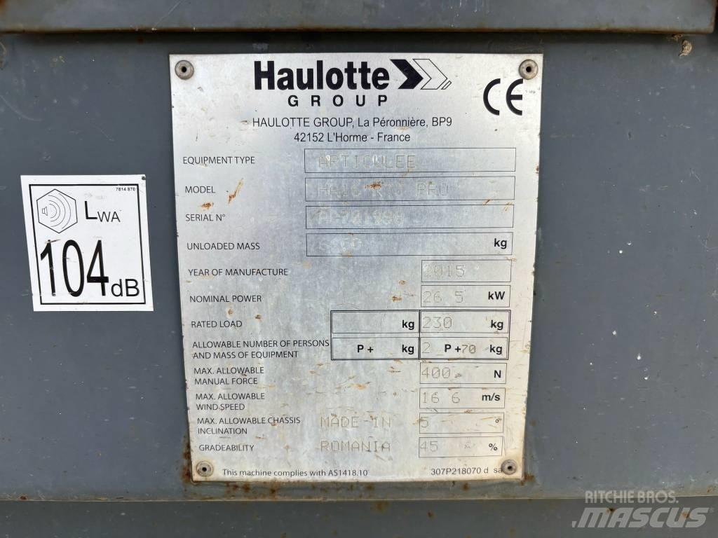 Haulotte HA 16 Gelenkteleskoparbeitsbühnen