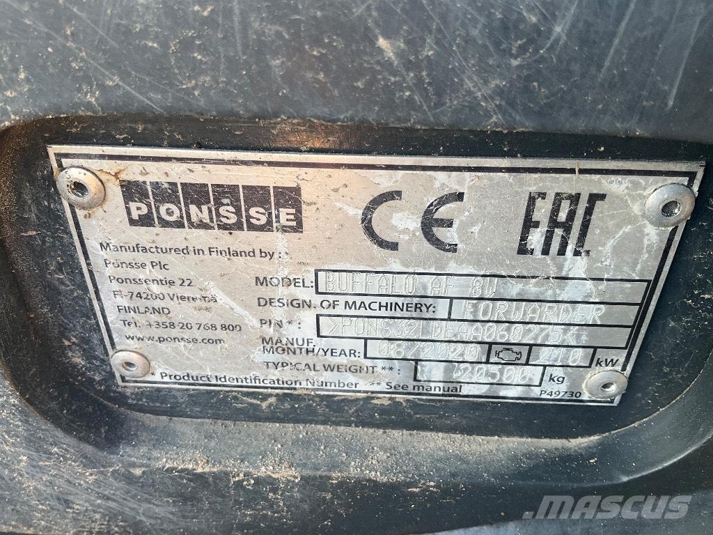 Ponsse BUFFALO AF 8W Forwarder