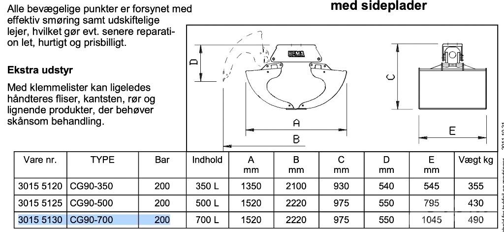 Hema HU90-700 Ladehilfsmittel