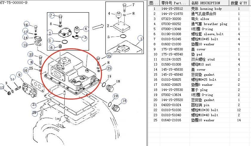 Shantui SD 16 Getriebe