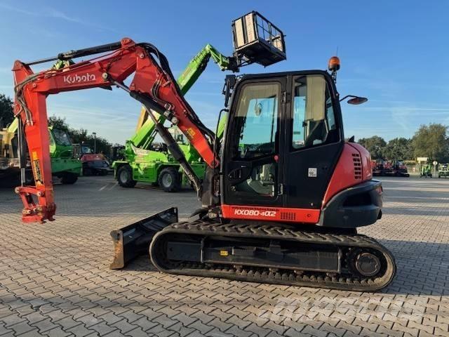 Kubota KX080-4a2 Midibagger  7t - 12t
