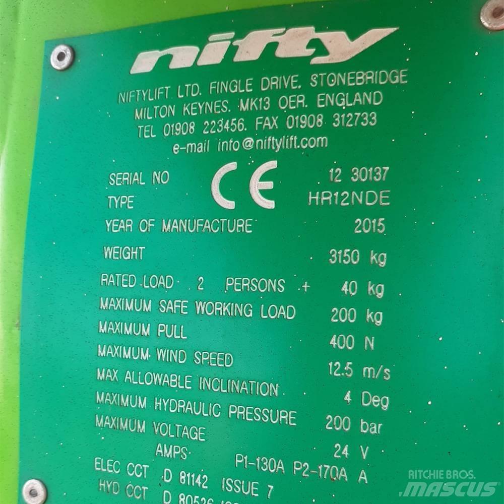 Niftylift HR 12 Gelenkteleskoparbeitsbühnen