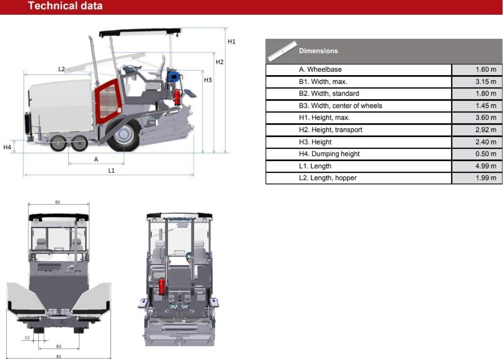 Dynapac SD 1800 W Strassenfertiger