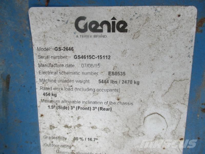 Genie GS 2646 Scheren-Arbeitsbühnen
