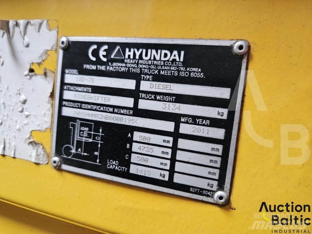 Hyundai 18D-7E Dieselstapler