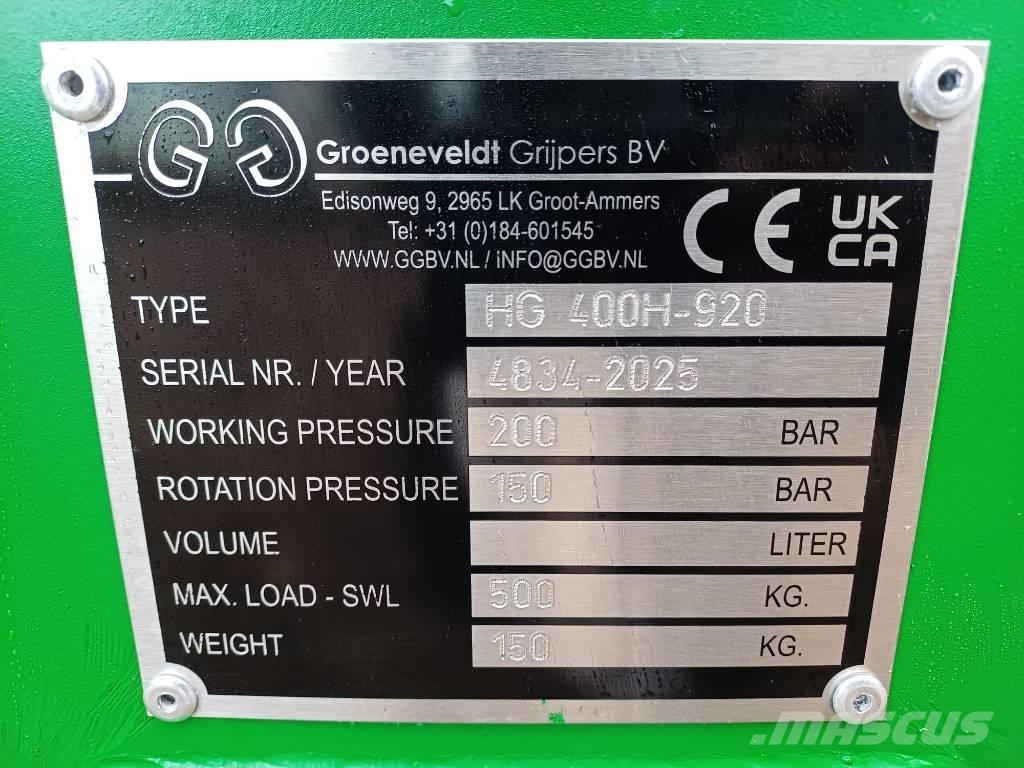  Groeneveldt 400H Greifer