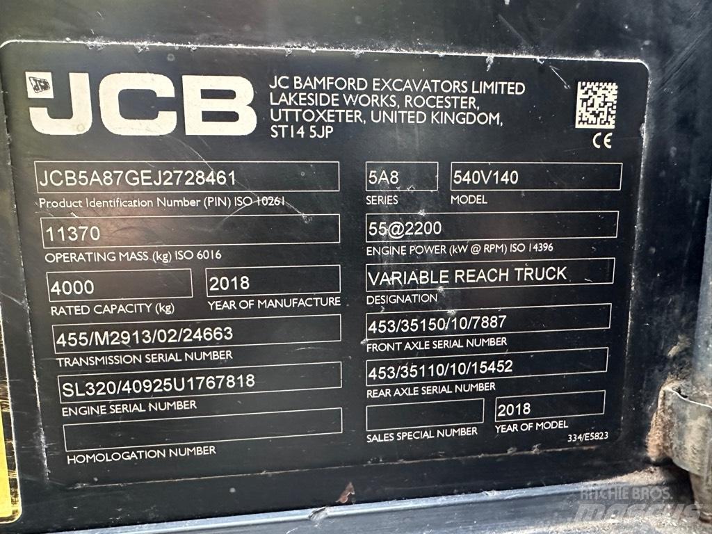 JCB 540-140 Teleskoplader