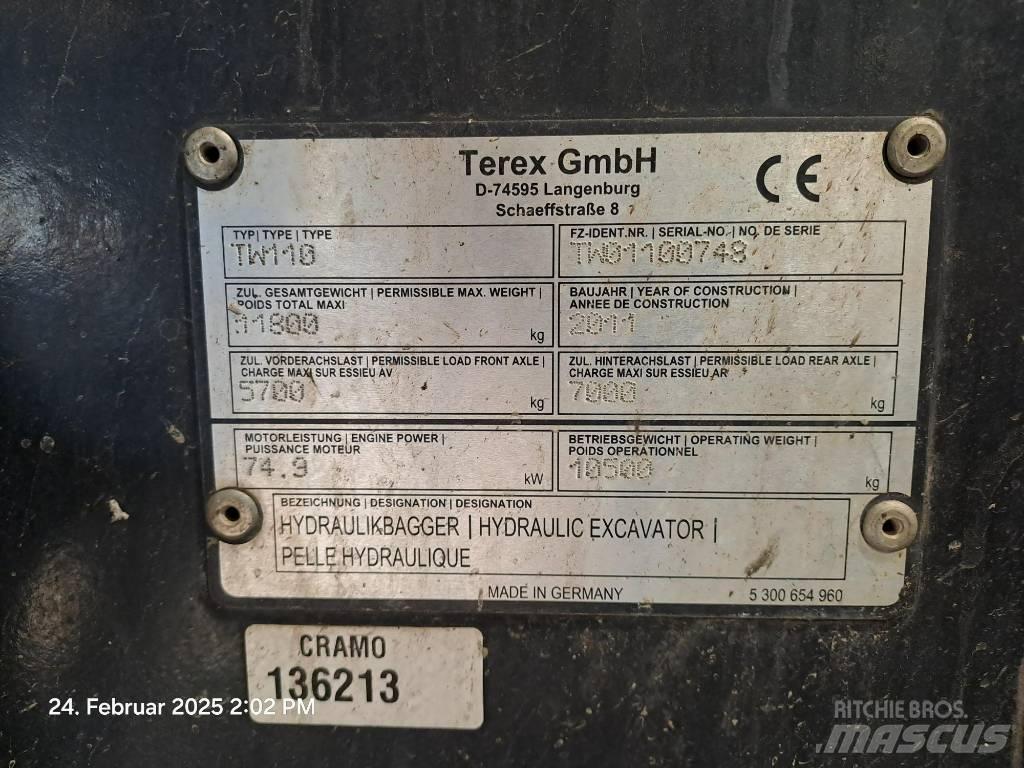 Terex TW 110 Mobilbagger