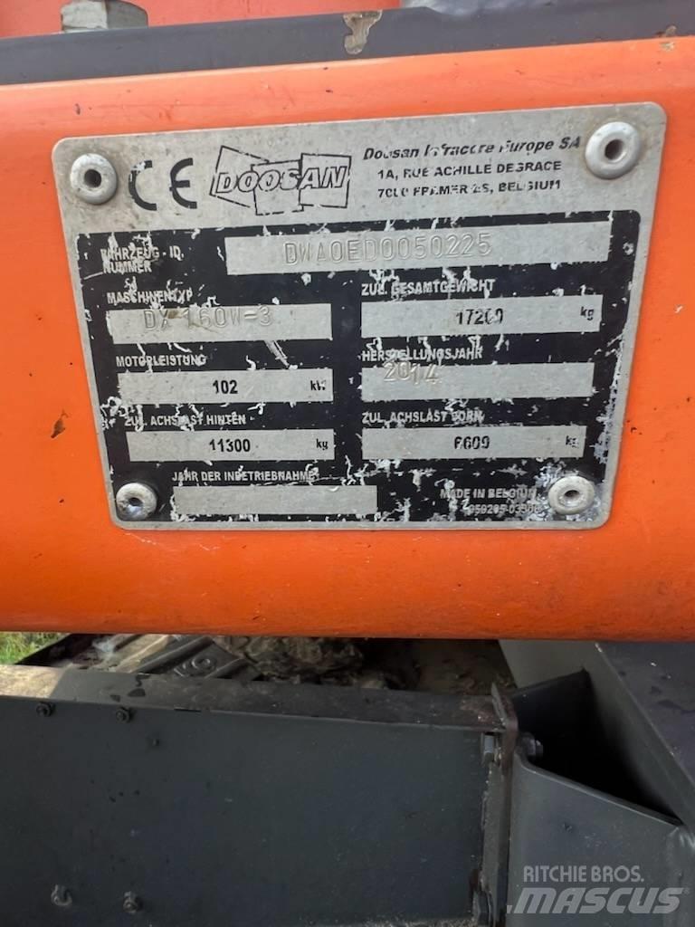 Doosan DX 160 W-3 Mobilbagger