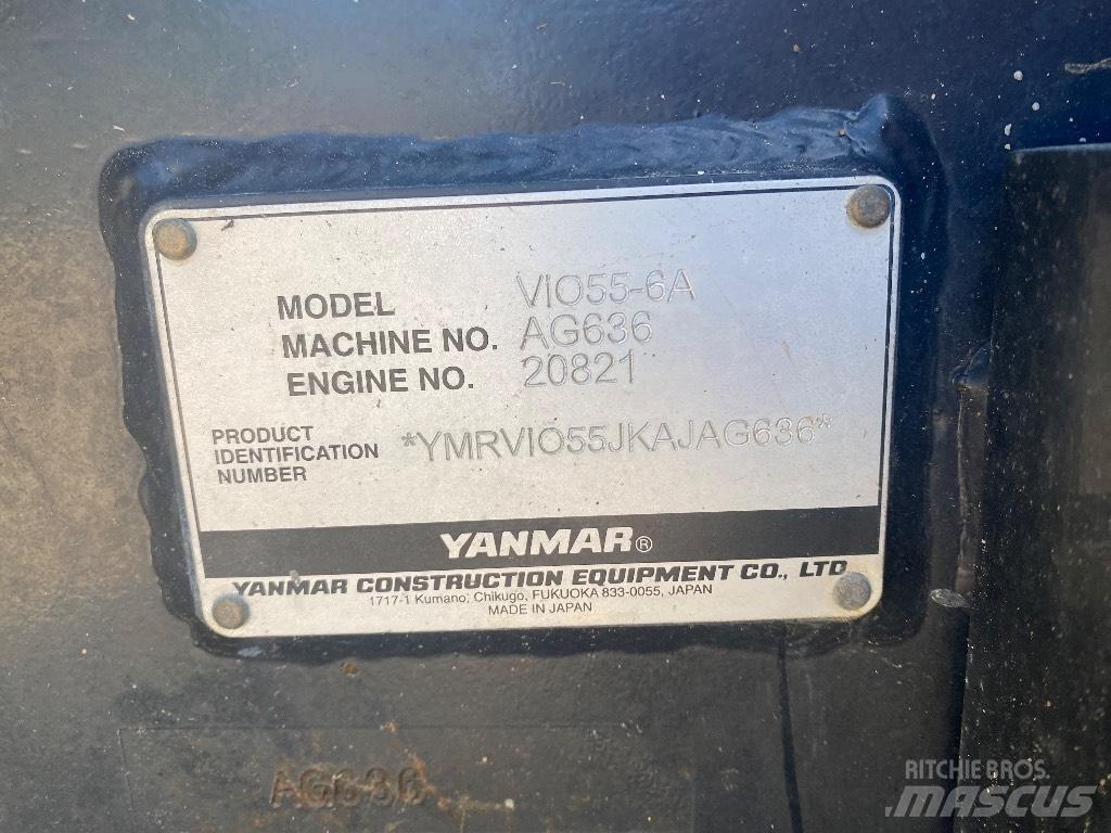Yanmar Vio 55-6 A Minibagger < 7t