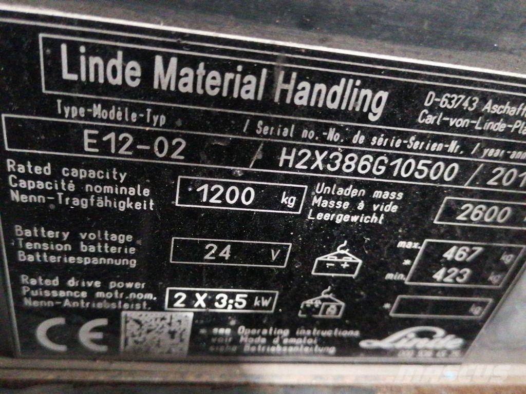 Linde E12-02 Elektrostapler