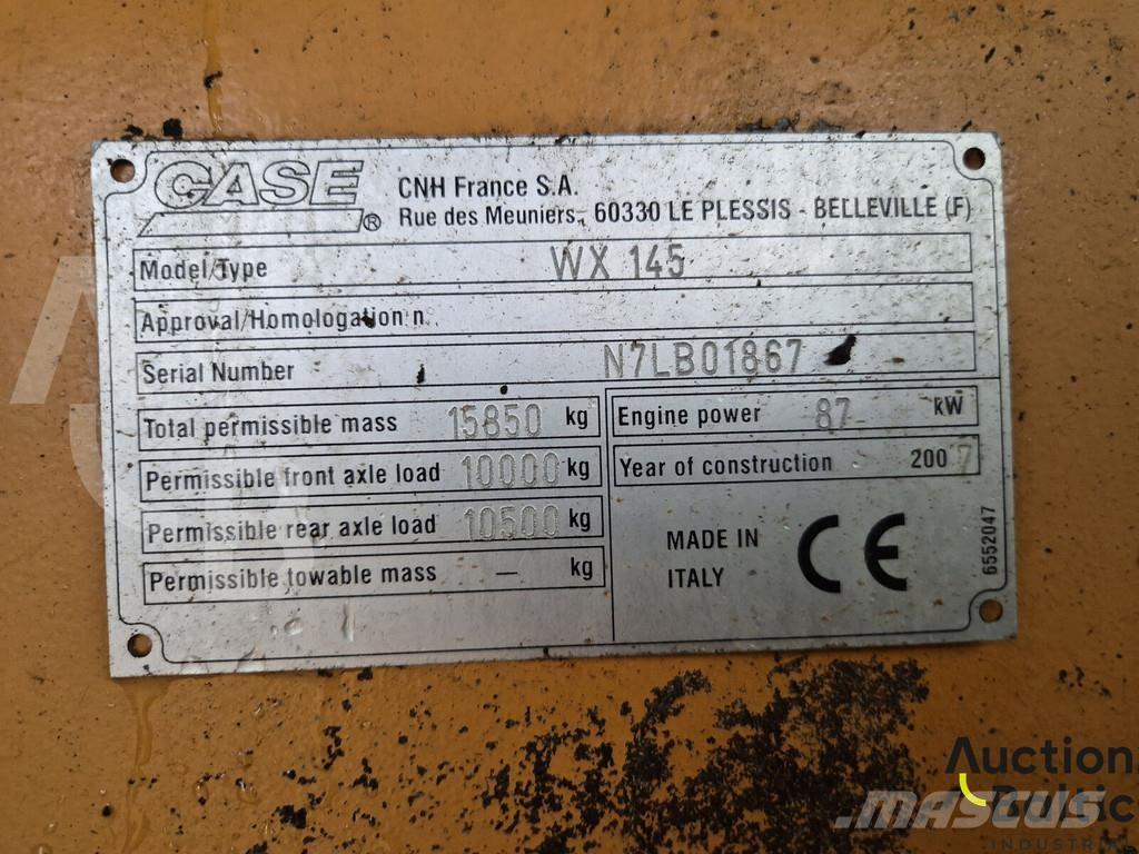 CASE WX 145 Mobilbagger