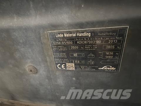 Linde E25H-01/600 Elektrostapler