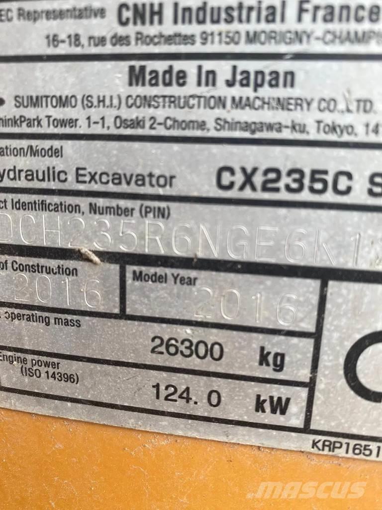 CASE CX235C Raupenbagger