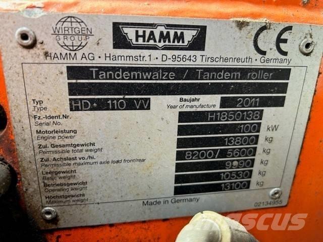 Hamm HD 110 Tandemwalzen