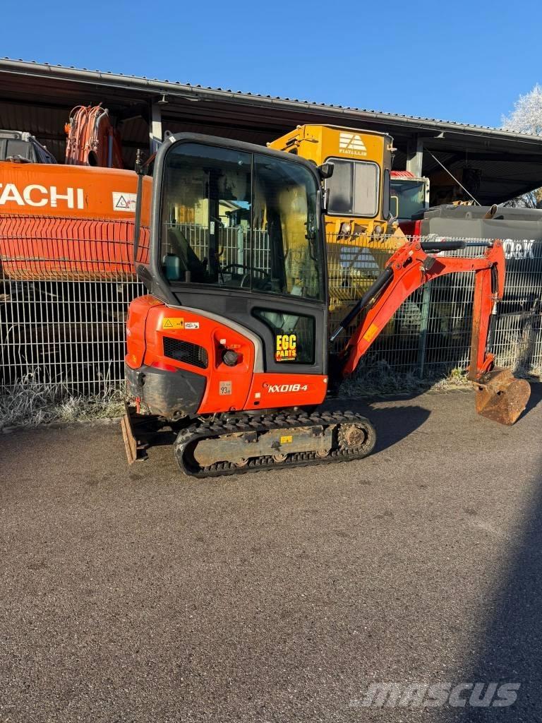 Kubota KX 018-4 Minibagger < 7t