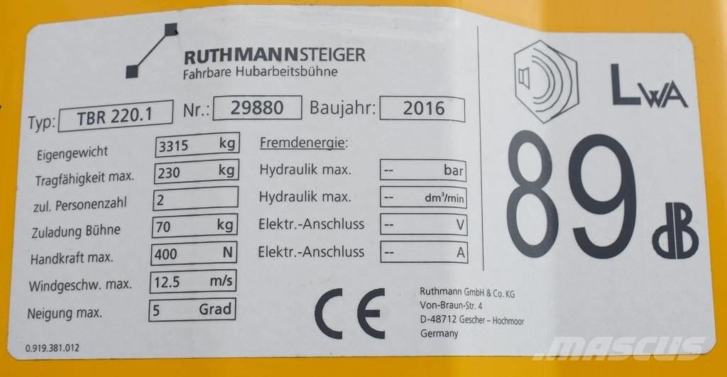 Ruthmann TBR 220.1 LKW-Arbeitsbühnen