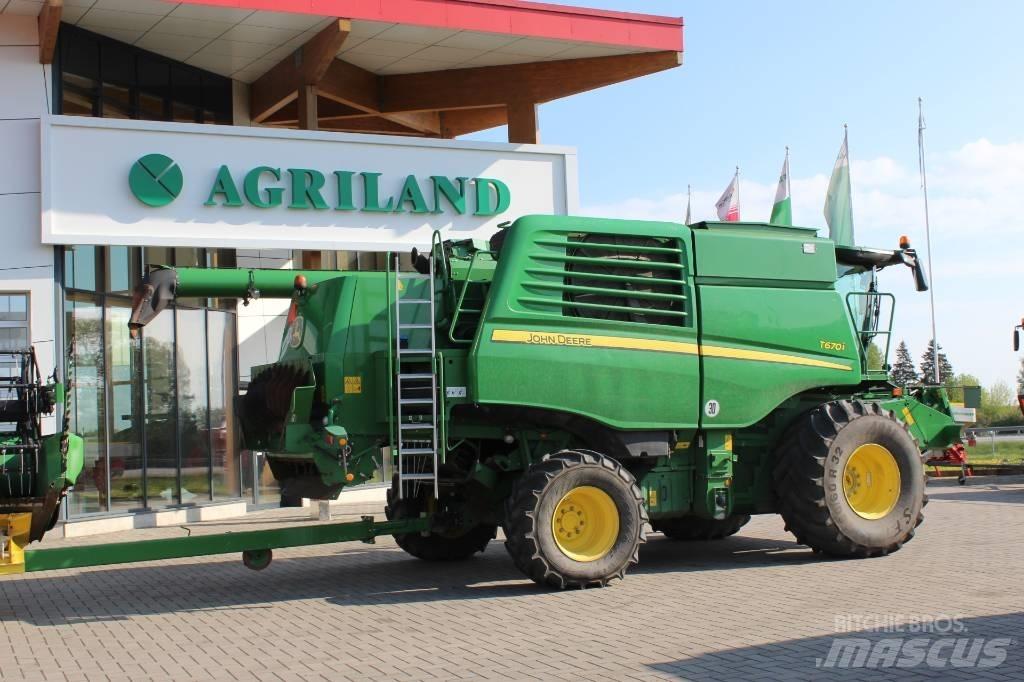 John Deere T 670 i Mähdrescher