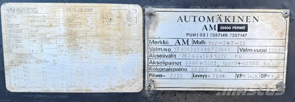 AM VKP-2+2-38 Anhänger-Absetzkipper