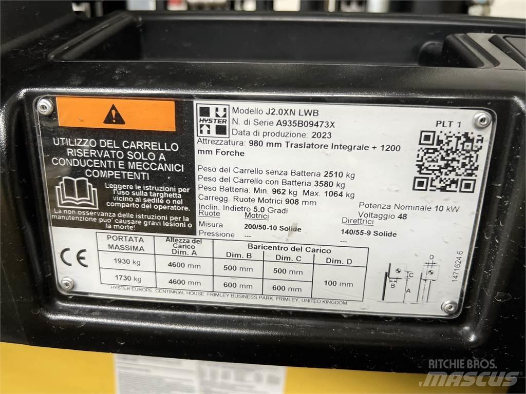Hyster J2.0XN/ NEU Elektrostapler