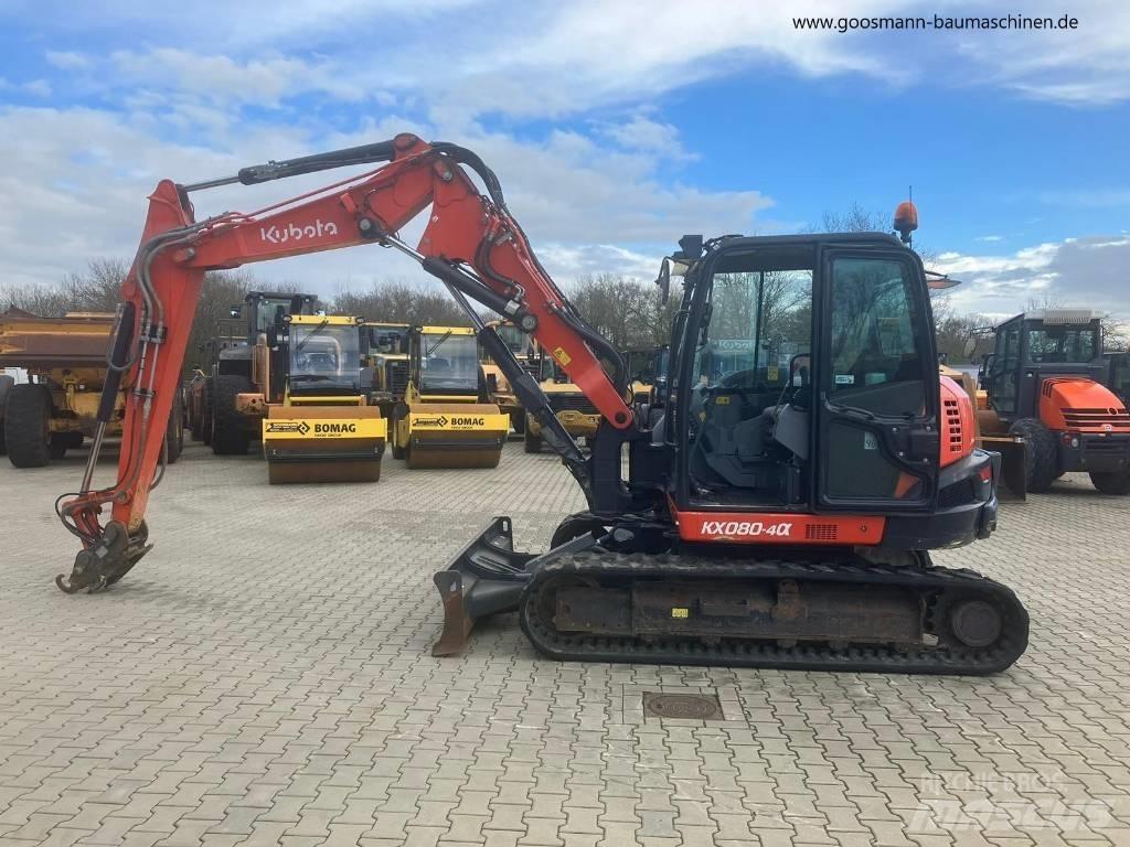 Kubota KX080-4a Midibagger  7t - 12t