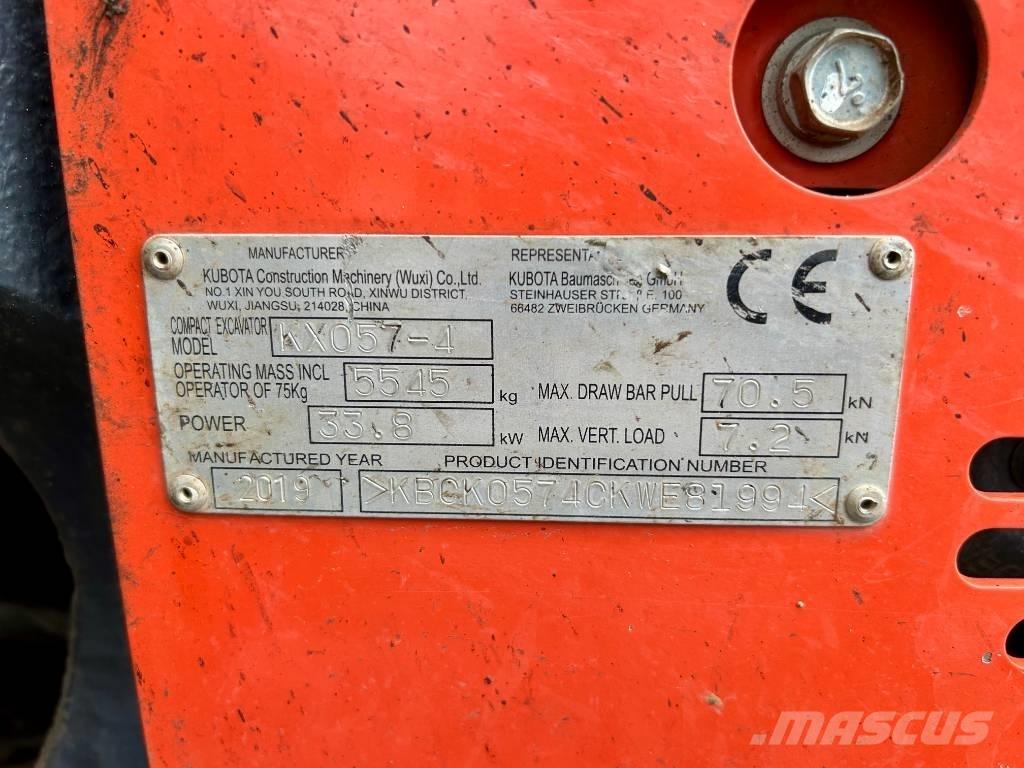Kubota KX 057-4 Minibagger < 7t
