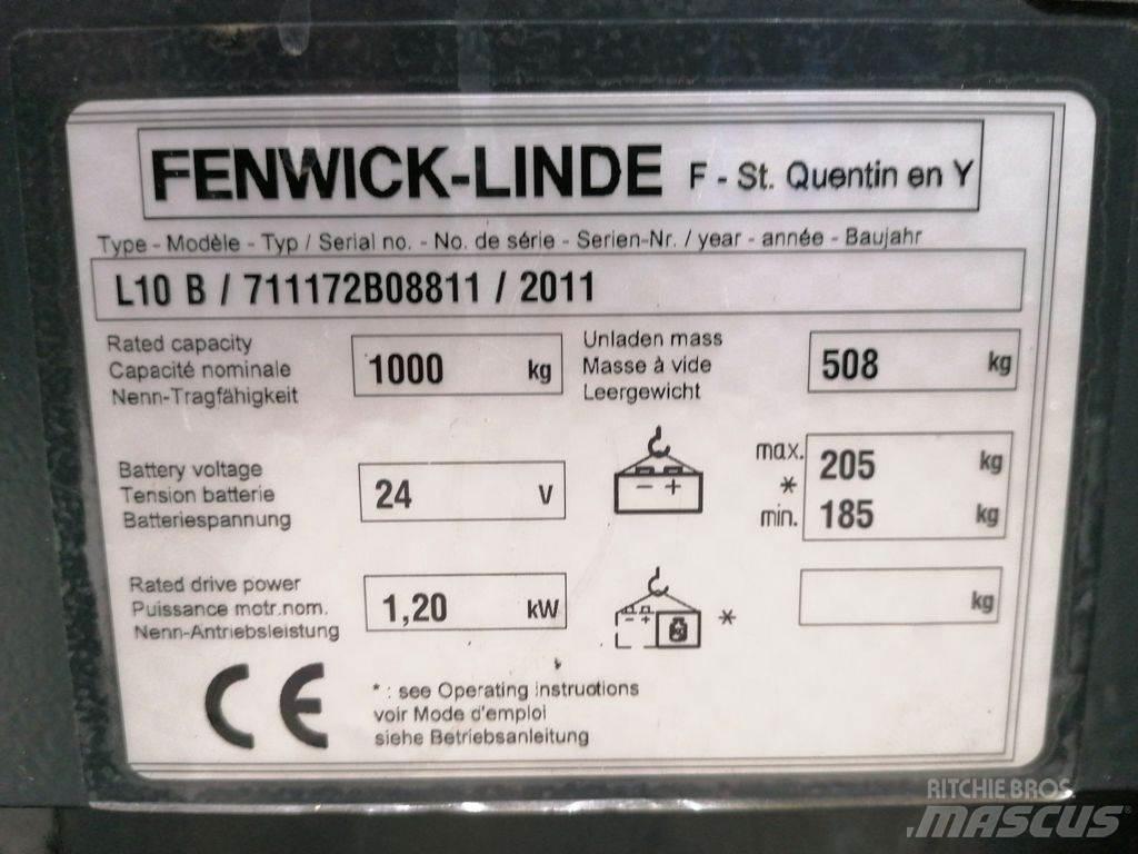 Linde L10B Deichselstapler